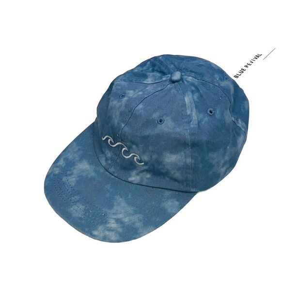 NWT Blue Revival Blue Wave Tie-Dye Baseball Hat - Picture 8 of 13